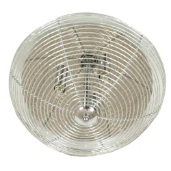 Plafony - plafon w stylu industrialnym na 5 żarówek g9 lampa srebrna retro ceiling 98-11640 candellux