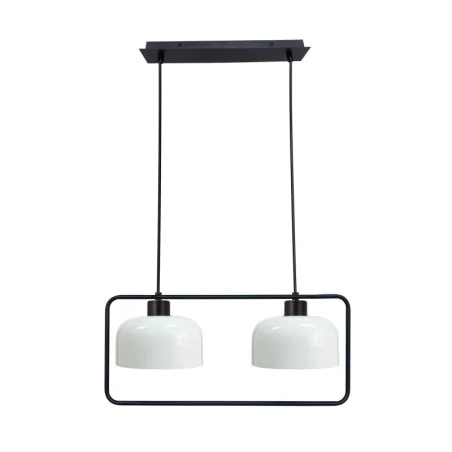 Oswietlenie - zodiac lampa wisząca czarny 2x40w e27 klosz biały candellux 