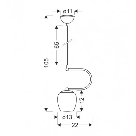 Oswietlenie - serano lampa wisząca patynowy 1x60w e27 klosz biały candellux 