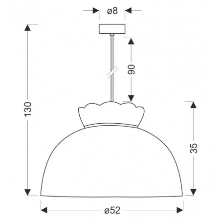 Lampy-sufitowe - rossini lampa sufitowa wisząca biała koronkowa 31-39408 candellux 