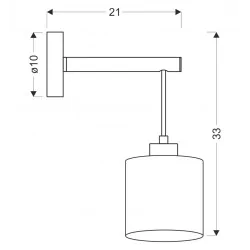 Kinkiety-do-salonu - kinkiet ścienny z beżowym abażurem na żarówkę e27 combi 21-39965 candellux 