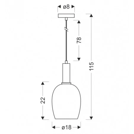 Lampy-sufitowe - lampa wisząca modern biało-czarna wolken 31-35530 candellux 