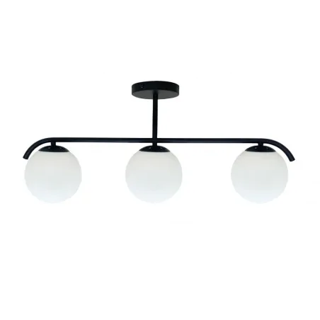 Oswietlenie-sufitowe - lampa sufitowa na listwie 3 klosze w kształcie kuli e14 amadeo 33-35417 candellux 