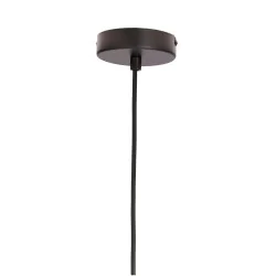 Lampy-sufitowe - lampa sufitowa wisząca czarna dymionym kloszem moldo 31-35080 candellux 