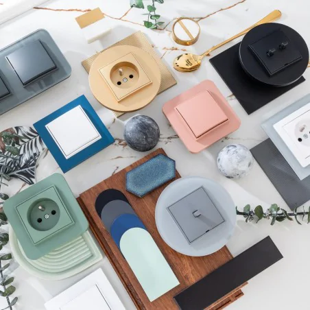 Wylaczniki-jednobiegunowe - różowy włącznik światła pojedynczy łososiowy 62mwp-1 mini karlik 