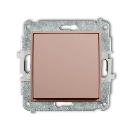 Wylaczniki-jednobiegunowe - różowy włącznik światła pojedynczy łososiowy 62mwp-1 mini karlik 