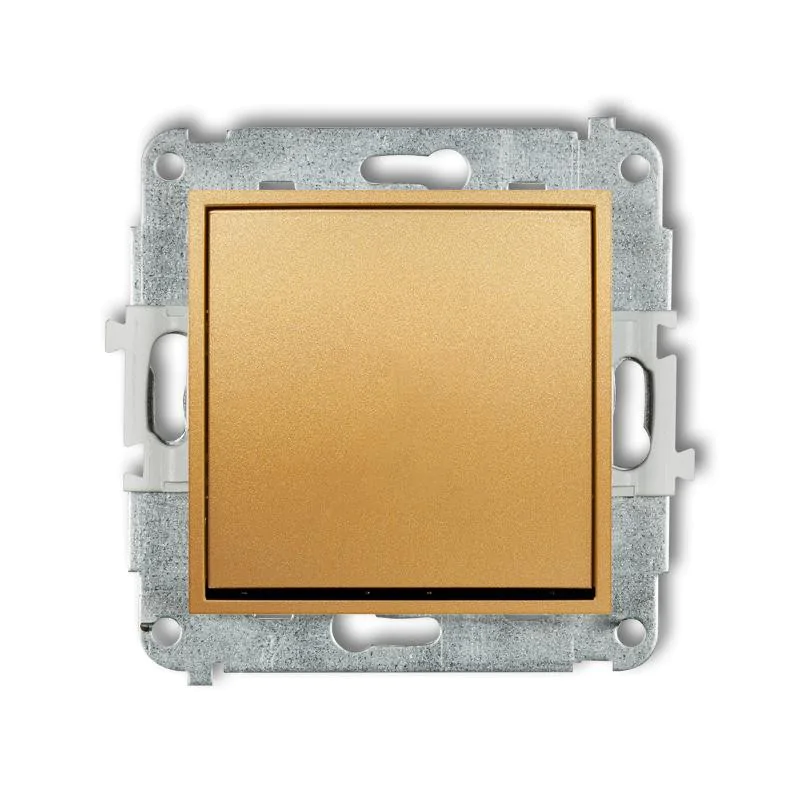 Wylaczniki-jednobiegunowe - złoty włącznik do światła pojedynczy 29mwp-1 mini karlik firmy Karlik 