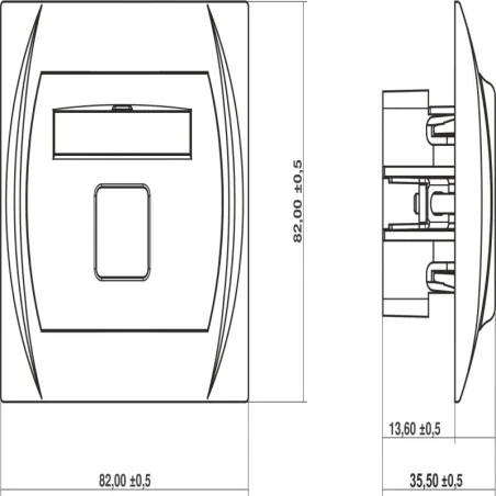 Gniazda-antenowe - gniazdo antenowe pojedyncze typu f (sat) srebrny metalik 7lgf-1 logo karlik 