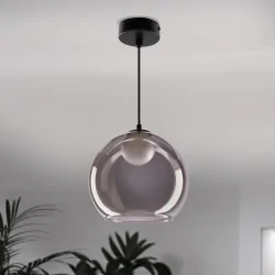 Lampy-sufitowe - lampa sufitowa wisząca z dymionym kloszem g9 brin 31-38333 candellux 