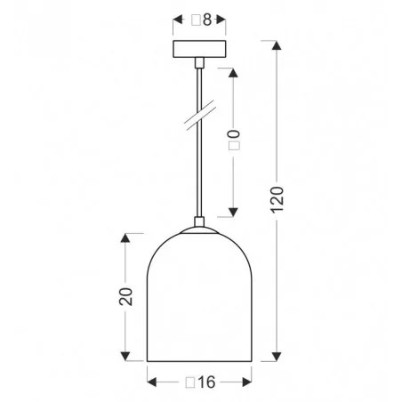 Lampy-sufitowe - lampa sufitowa wisząca czarna z dymionym kloszem klea 31-38340 candellux 