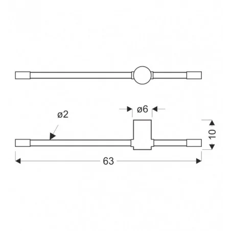 Kinkiety-do-salonu - lampa ścienna podłużna kinkiet patyna 14w led 3000k batuta 21-35721 candellux 
