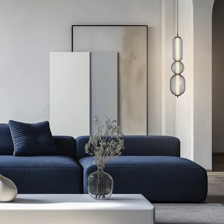 Lampy-sufitowe - lampa sufitowa led zwis czarny 15w 3000k puma 33-35363 candellux 