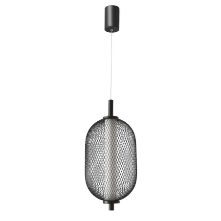 Lampy-sufitowe - lampa wisząca sufitowa led czarna loft 10w 3000k puma 31-35349 candellux 