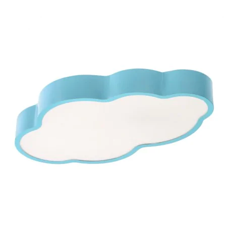 Plafony - plafon sufitowy led niebieska chmurka z pilotem18w 3000k-6000k 14-35745 candellux 