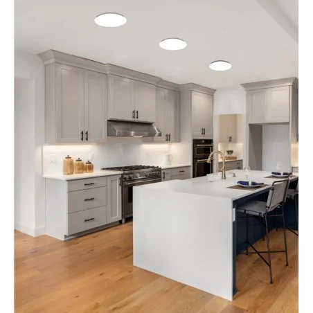 Plafony - juno lampa sufitowa plafon 23 12w led 4000k biały candellux 