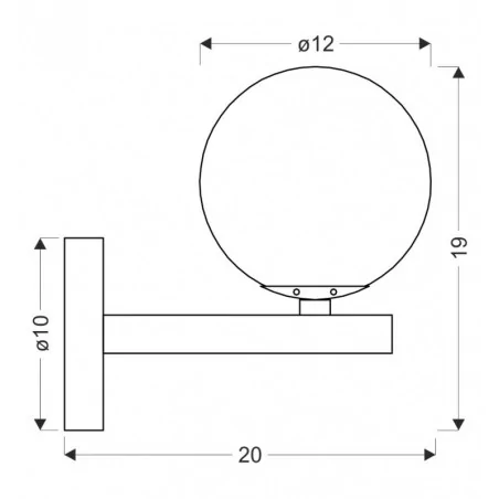 Kinkiety-do-salonu - kama lampa kinkiet czarny+złoty 1x28 g9 klosz grafitowy candellux 