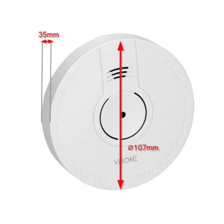 Czujniki-czadu - zestaw czujnik tlenku węgla (czadu) z czujnikiem dymu dc-7 orno 