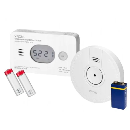 Czujniki-czadu - zestaw czujnik tlenku węgla (czadu) z czujnikiem dymu dc-7 orno 