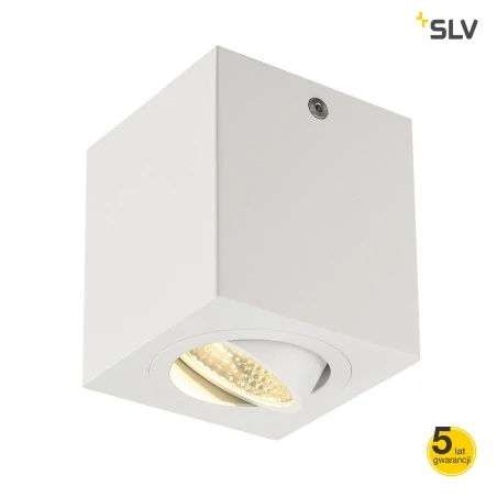 Oprawy-sufitowe - biała oprawa sufitowa triledo square cl led 6w 38° 3000k z zasilaczem slv 