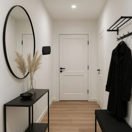 Wlaczniki-i-przyciski-dzwonkowe - włącznik dzwonkowy na klatkę z ramką czarny ad1/49 simon akord kontakt-simon 