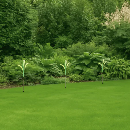 Lampy-solarne - lampa solarna led ozdobna trawa do ogrodu flora 329431 polux-goldlux 