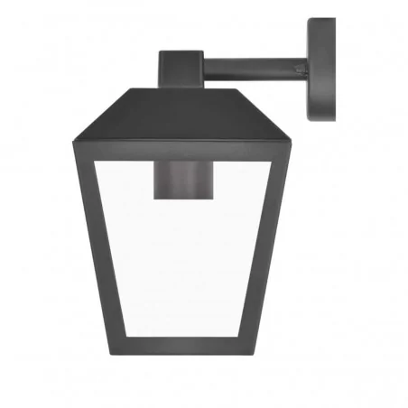 Kinkiety-ogrodowe - kinkiet elewacyjny dolny lampa zewnętrzna retro czarna adenia emos 