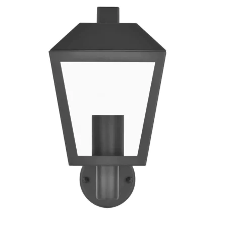 Kinkiety-ogrodowe - kinkiet elewacyjny górny lampa latarnia zewnętrzna czarna adenia emos 