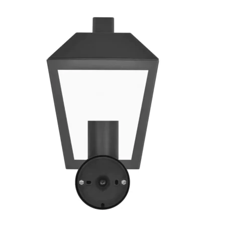 Kinkiety-ogrodowe - kinkiet elewacyjny górny lampa latarnia zewnętrzna czarna adenia emos 