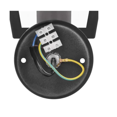 Kinkiety-ogrodowe - kinkiet elewacyjny górny lampa latarnia zewnętrzna czarna adenia emos 