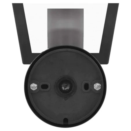 Kinkiety-ogrodowe - kinkiet elewacyjny z czujnikiem ruchu lampa latarnia zewnętrzna czarna pir adenia emos 