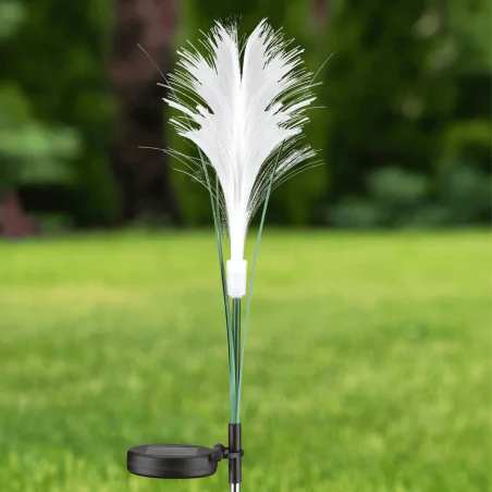 Lampy-solarne - lampa solarna led trawa dekoracyjna ogrodowa grass 329448 polux-goldlux 