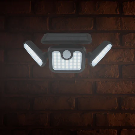 Kinkiety-solarne - naświetlacz solarny led z czujnikiem ruchu i zmierzchu mocny15w ip65 lvt 