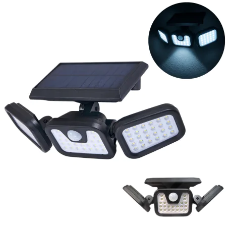 Kinkiety-solarne - naświetlacz solarny led z czujnikiem ruchu i zmierzchu mocny15w ip65 lvt 