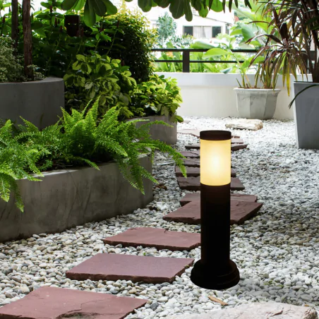 Lampy-ogrodowe-stojace - słupek ogrodowy lampa stojąca zewnętrzna na żarówkę e27 manila 0648 lvt 