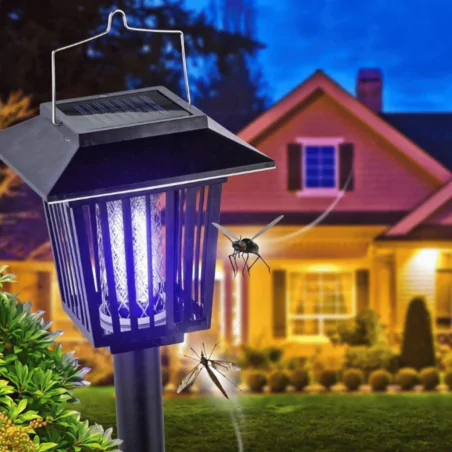 Lampy-solarne - lampka solarna wbijana led do ogrodu na komary 58cm 3173 lvt 