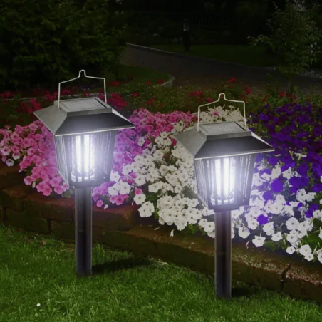 Lampy-solarne - lampka solarna wbijana led do ogrodu na komary 58cm 3173 lvt 
