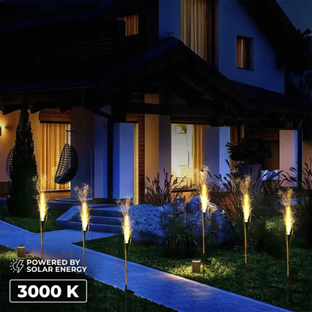 Lampy-solarne - lampa solarna ogrodowa led wbijana trawa dekoracja do ogrodu sunari foreverlight 