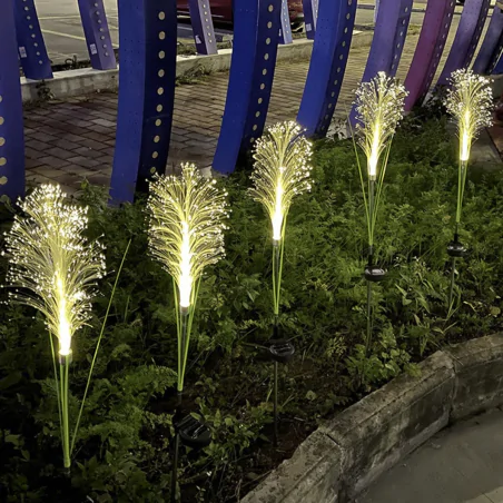 Lampy-solarne - lampa solarna ogrodowa led wbijana trawa dekoracja do ogrodu sunari foreverlight 