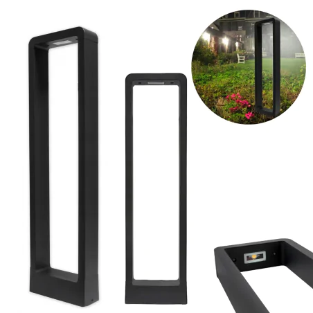 Lampy-ogrodowe-stojace - słupek ogrodowy led zewnętrzny 80cm o mocy 7w neutralne światło rio 7471 lvt 