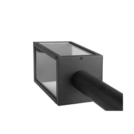 Lampy-ogrodowe-stojace - lampa ogrodowa na żarówkę e27 słupek czarny latarnia 60cm lidio 0556 lvt 