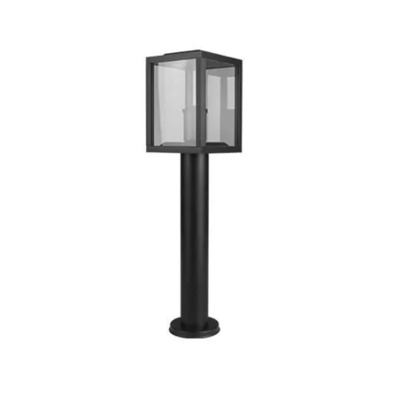Lampy-ogrodowe-stojace - lampa ogrodowa na żarówkę e27 słupek czarny latarnia 60cm lidio 0556 lvt 