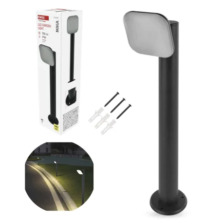 Slupki-ogrodowe - słupek ogrodowy led oświetleniowy nowoczesny 12,5w nika emos 