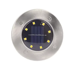 Lampy-solarne - lampa solarna najazdowa led wbijana w grunt okrągła solly 330246 polux-goldlux 