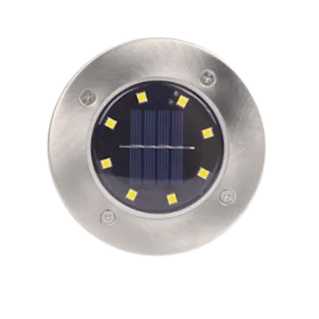 Lampy-solarne - lampa solarna najazdowa led wbijana w grunt okrągła solly 330246 polux-goldlux 