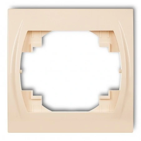 Ramki-pojedyncze - ramka pojedyncza beżowa pozioma 1lrh-1 logo karlik 