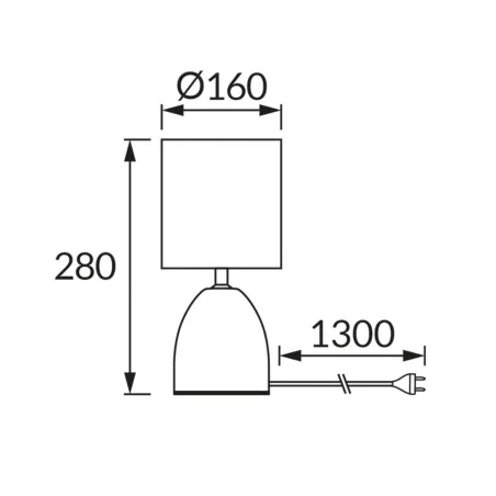 Lampki-nocne - lampka nocna brązowa imitacja drewna wenge e14 jota ideus 