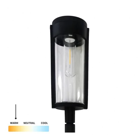 Lampy-solarne - słupek solarny do ogródka lampa solarna komplet 2 sztuki eko1452 eko-light 