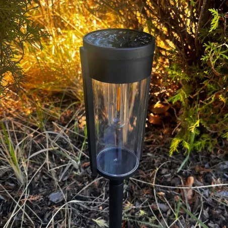 Lampy-solarne - słupek solarny do ogródka lampa solarna komplet 2 sztuki eko1452 eko-light 