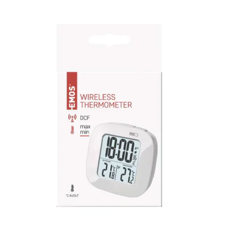 Termometry-i-stacje-pogodowe - termometr bezprzewodowy z podświetlanym wyświetlaczem e0127 emos 