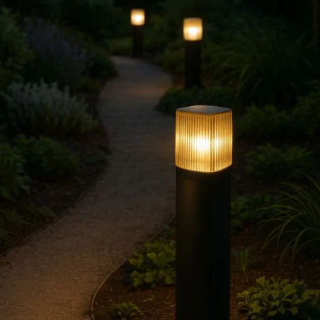 Slupki-ogrodowe - słupek ogrodowy nowoczesny lampa zewnętrzna stojąca lana emos 